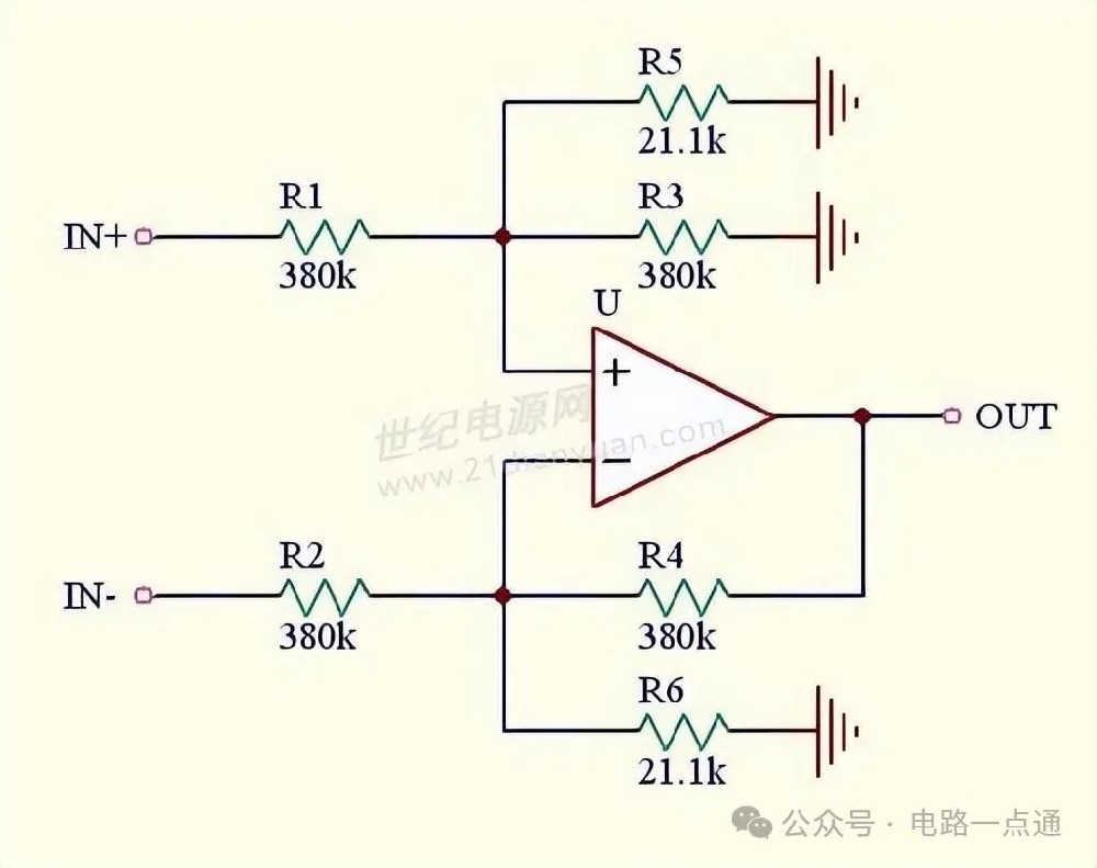 高端電流檢測，這種電路設(shè)計(jì)的很巧妙