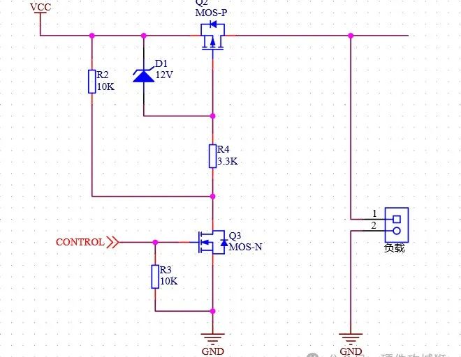PMOS做電源防倒灌、防電源反接、固態(tài)開關(guān)電路
