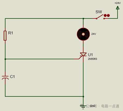 負載24V 延時通電電路設計，加一個BJT搞定